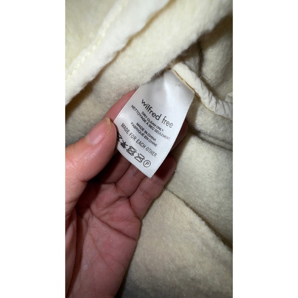 Wilfred Free The Ganna Merino Wool Shacket Size 2XS Butter Yellow - Picture 7 of 13